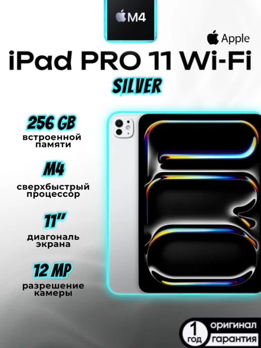 iPad PRO 11 M4 256GB WiFi Silver