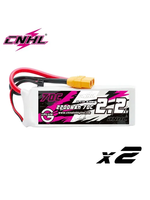 CNHL 2S 7 4V 2200mAh 40C T Deans XT60